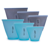 reusable silicone food storage container (3 cups)